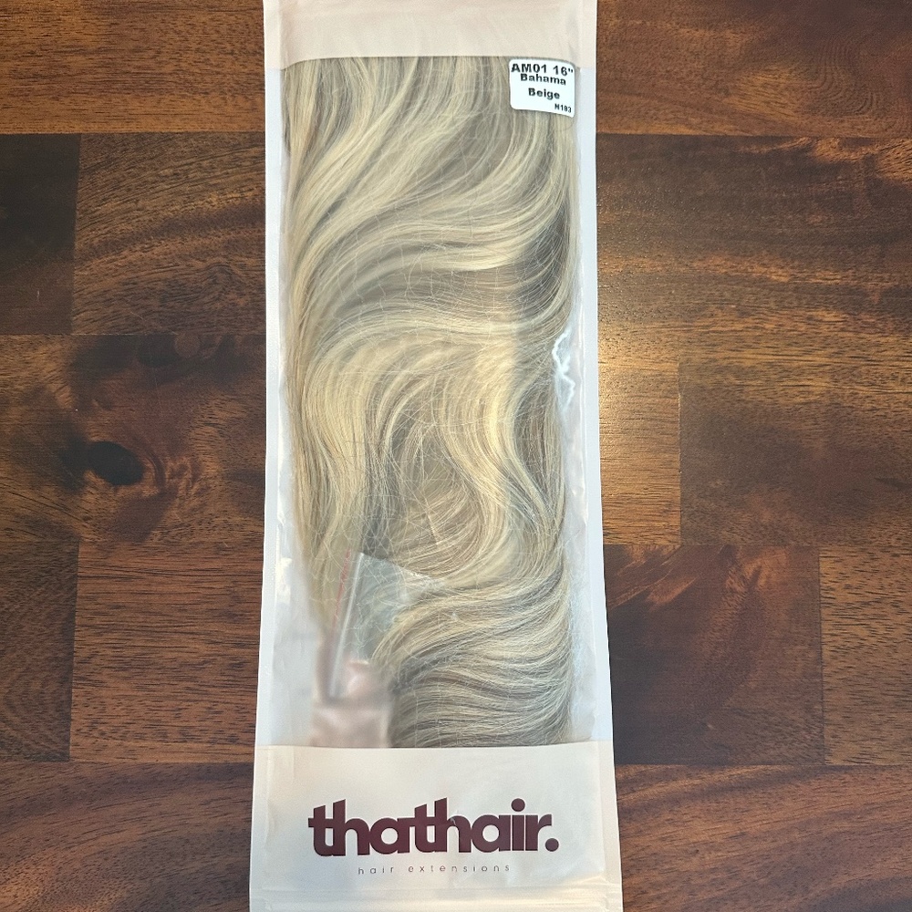 ThatHair - 16” Wavy Hair Extensions - Bahama Beige